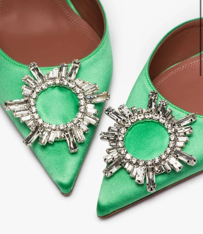 Sandales Amina muadi verte