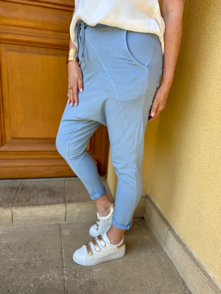 Jogg sarouel Gino bleu jean