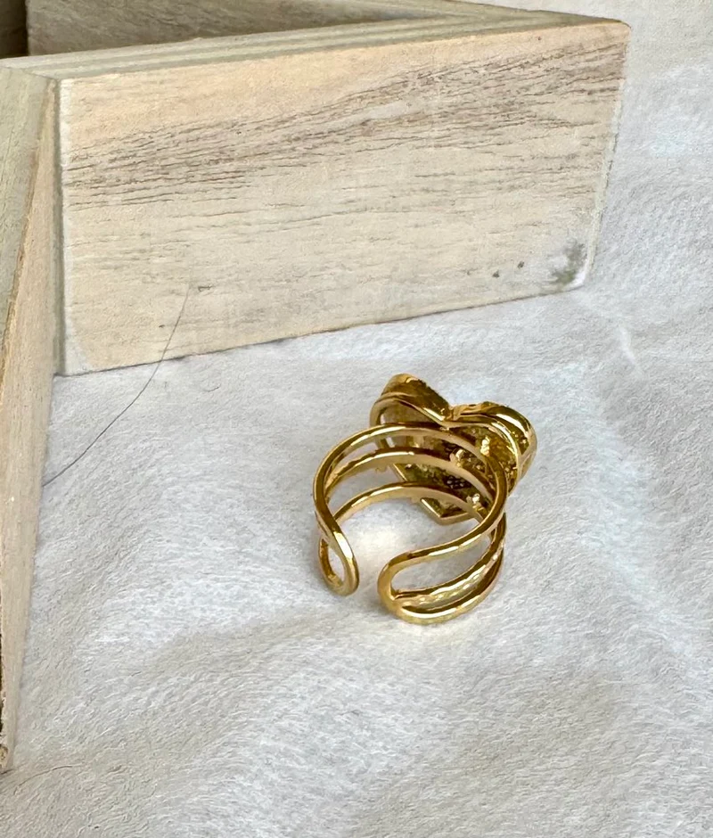 Bague Coeur strass