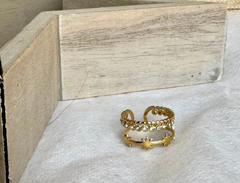 Bague Etoiles