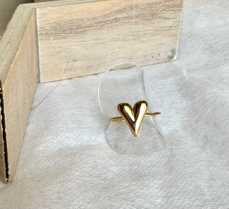 Bague Coeur stylisé