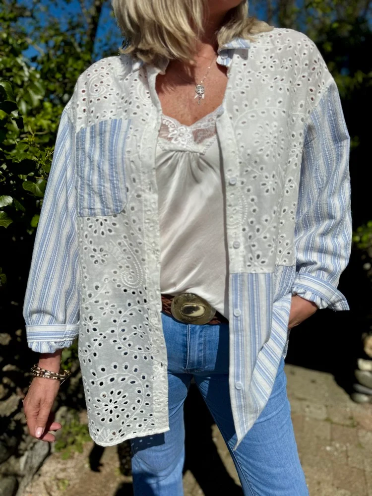 Chemise Carlotta bleu