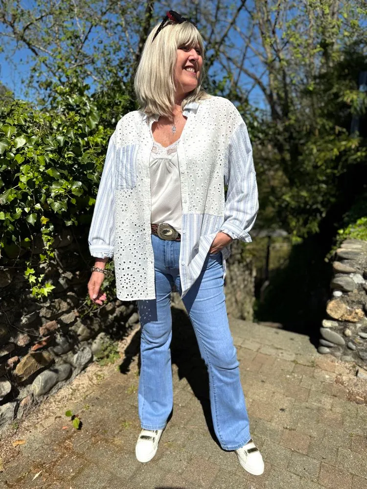 Chemise Carlotta bleu