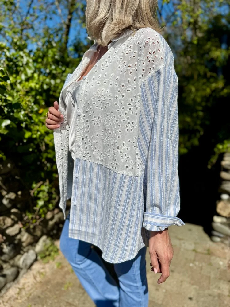 Chemise Carlotta bleu