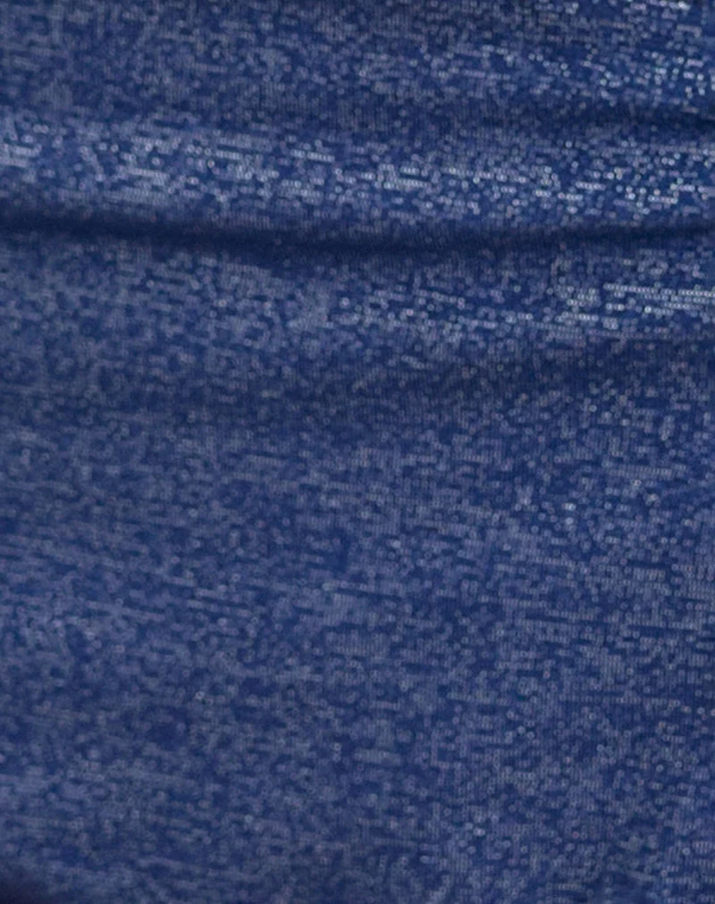 Débardeur de bain Tarikh, bleu marine chatoyant