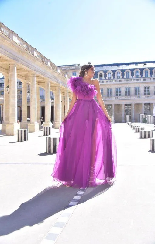 Robe Serban violette