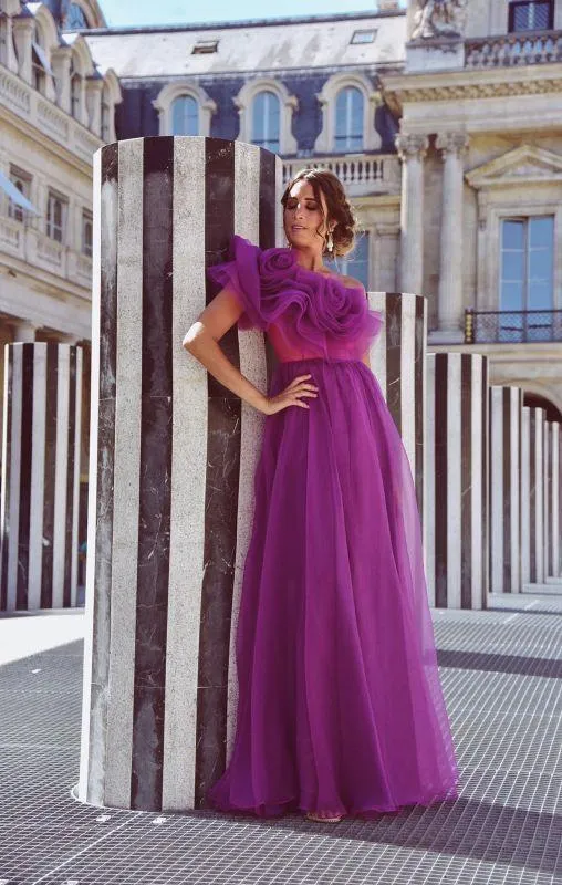 Robe Serban violette