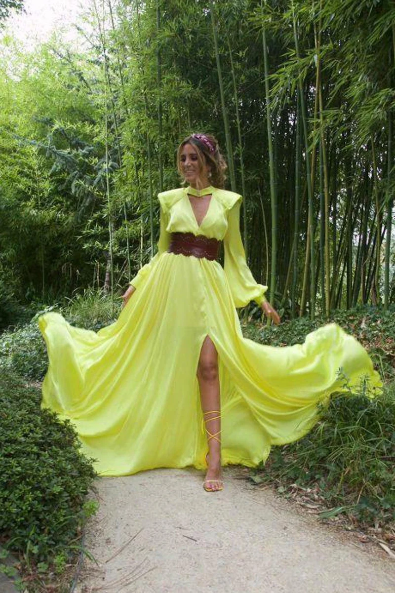 Robe Laos jaune