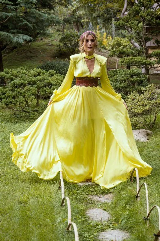 Robe Laos jaune