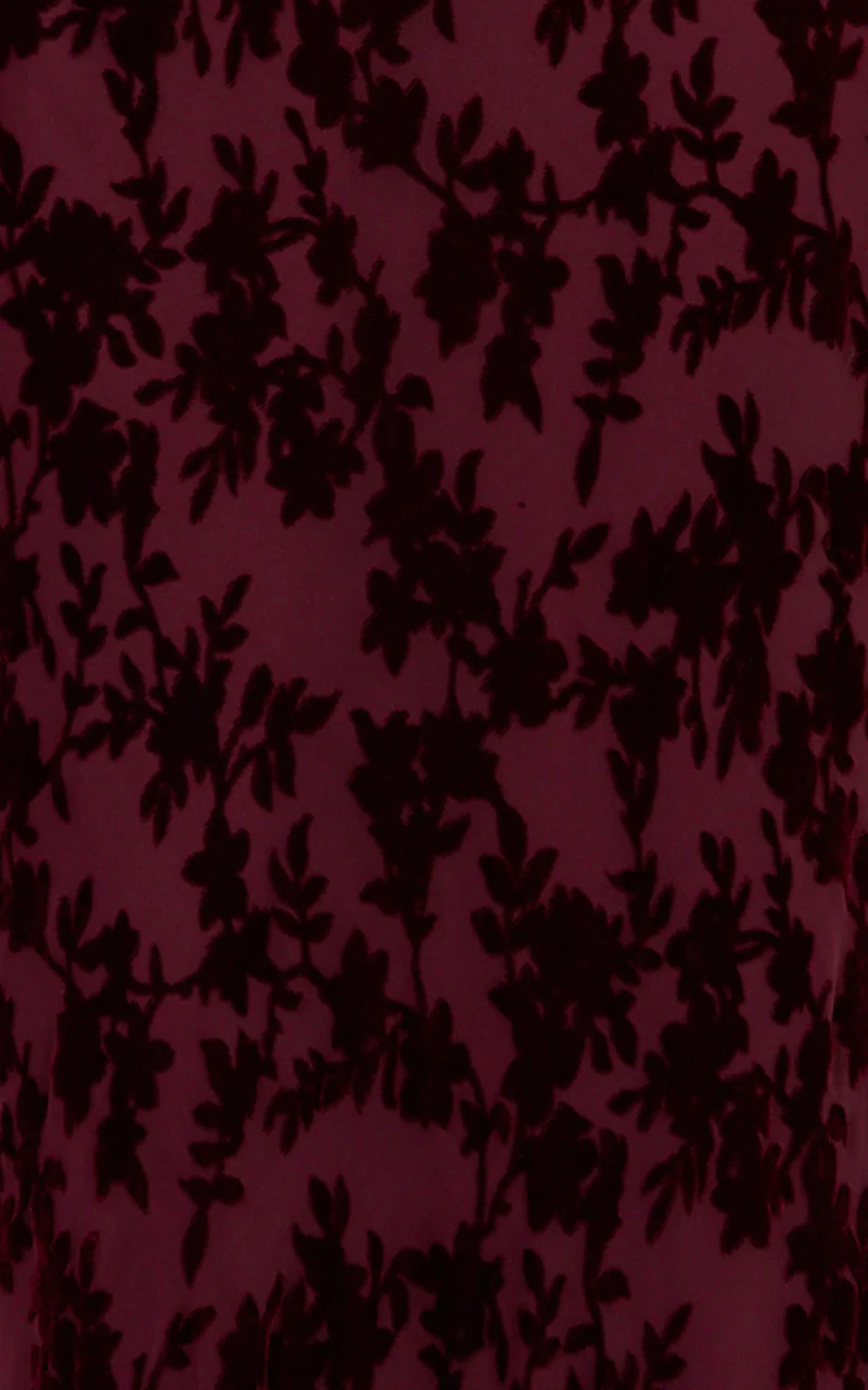 June Maxi Dress - Cowl Neck Scooped Back Slip Dress in Wine