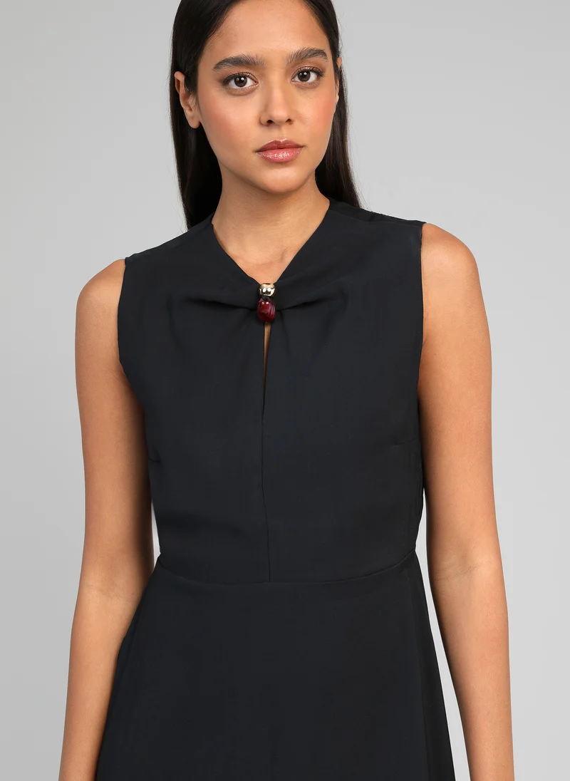 ROBE MIDI MAEZRA noir