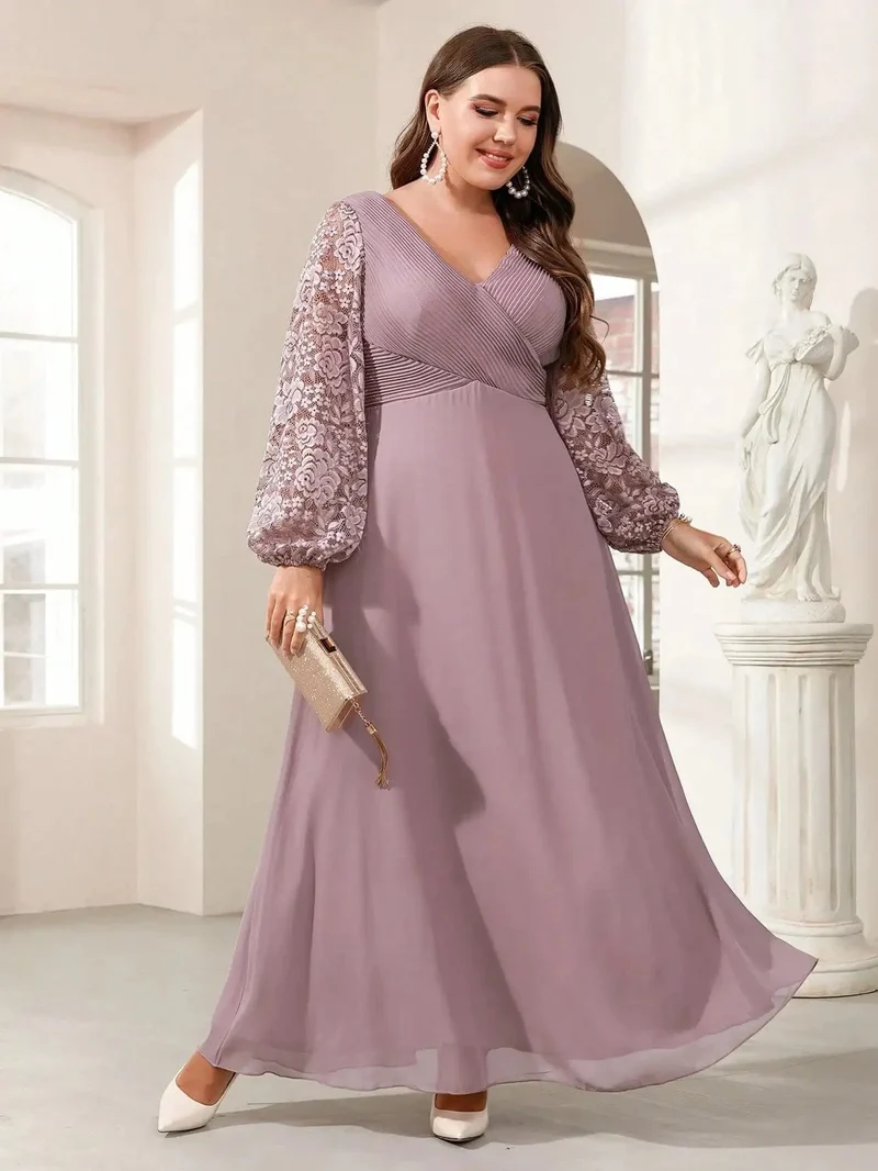 Robe de soirée mariage grande taille