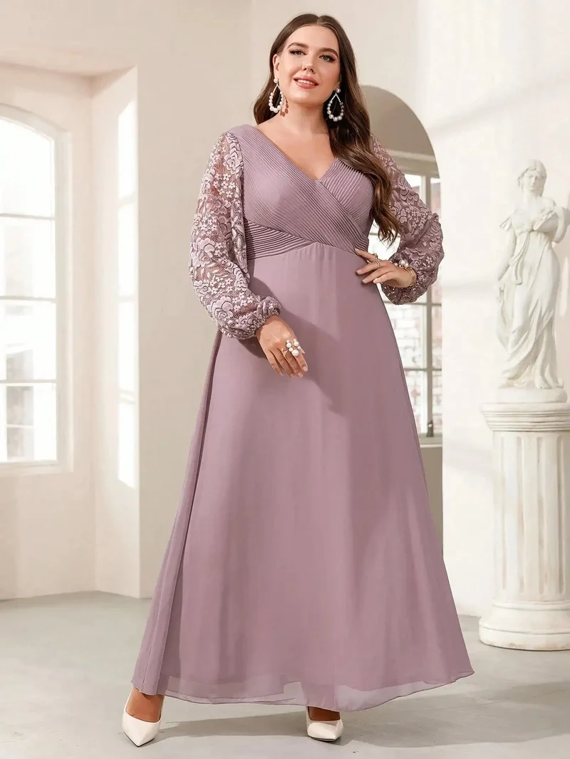 Robe de soirée mariage grande taille