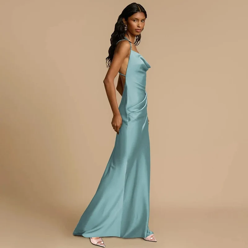 Robe invitée de mariage chic menthe