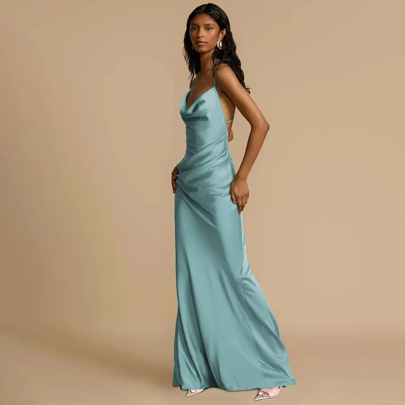 Robe invitée de mariage chic menthe
