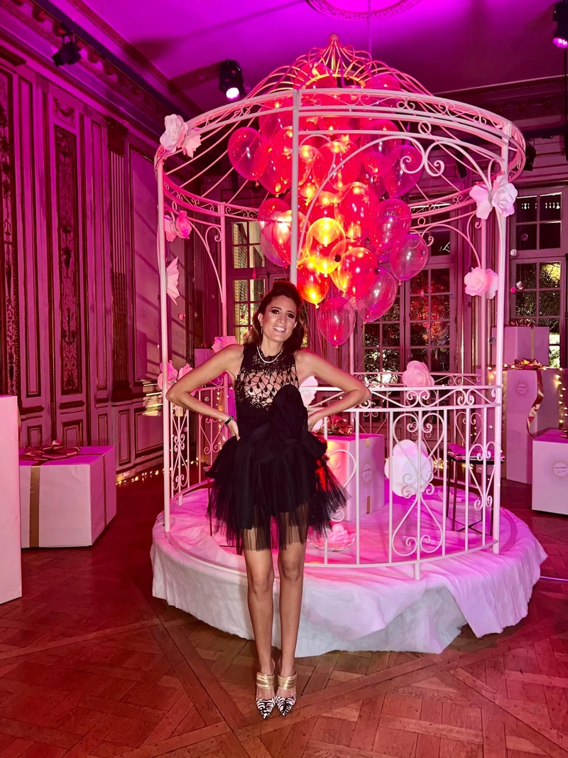 Robe en tulle noir scharowsky