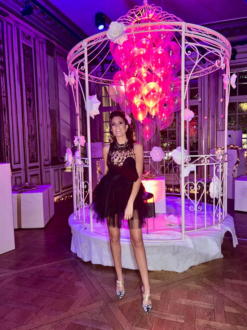 Robe en tulle noir scharowsky