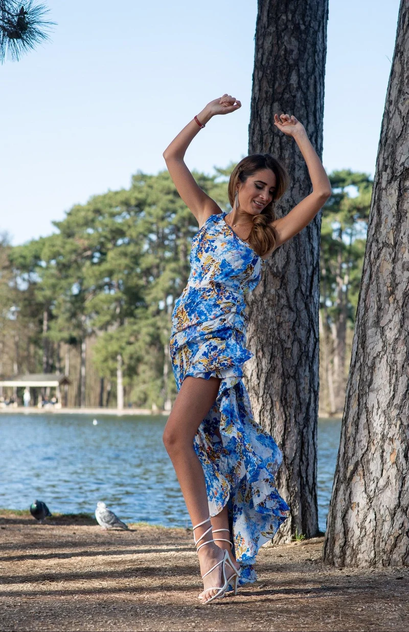 Robe Burano bleue