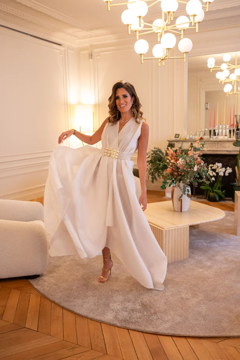 Robe Maison Rabbih Kayrouz blanche