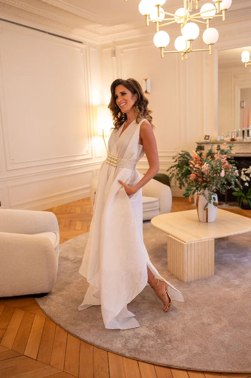 Robe Maison Rabbih Kayrouz blanche