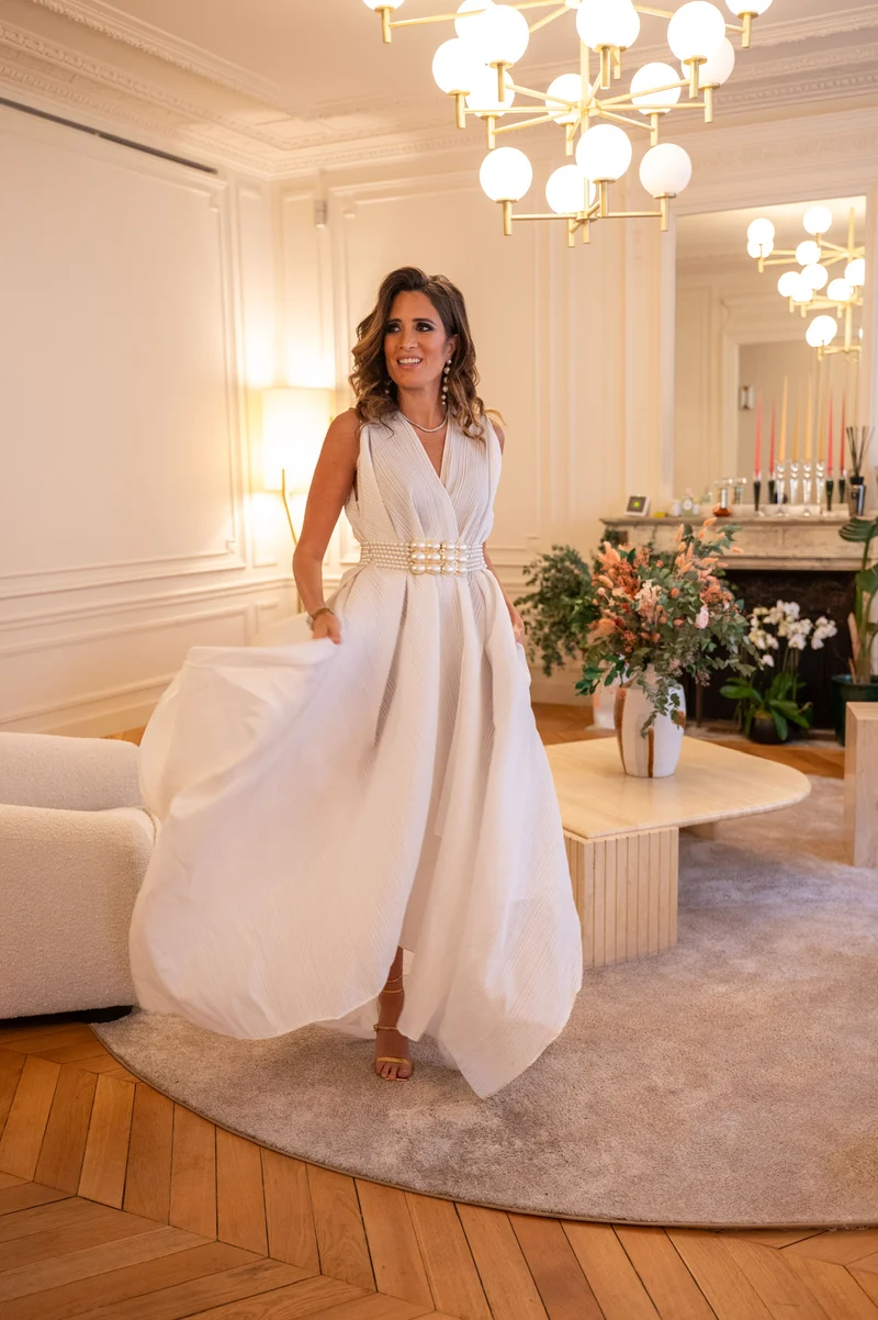 Robe Maison Rabbih Kayrouz blanche