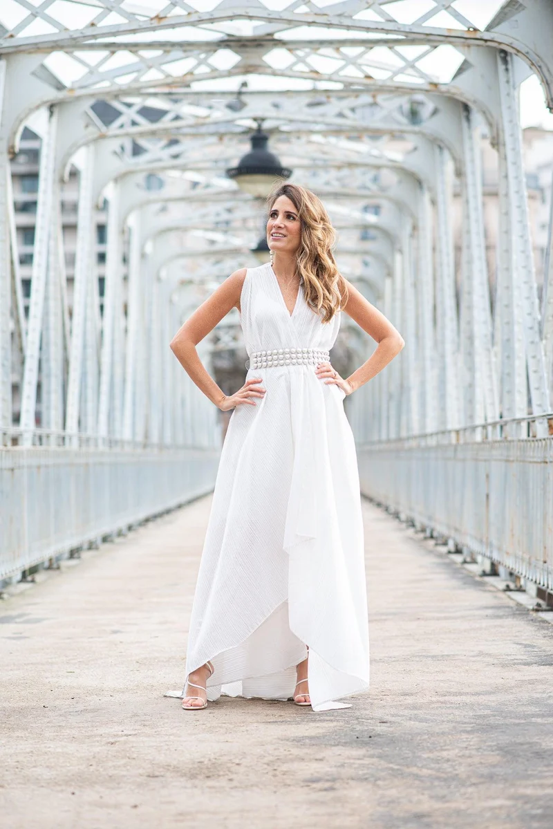 Robe Maison Rabbih Kayrouz blanche