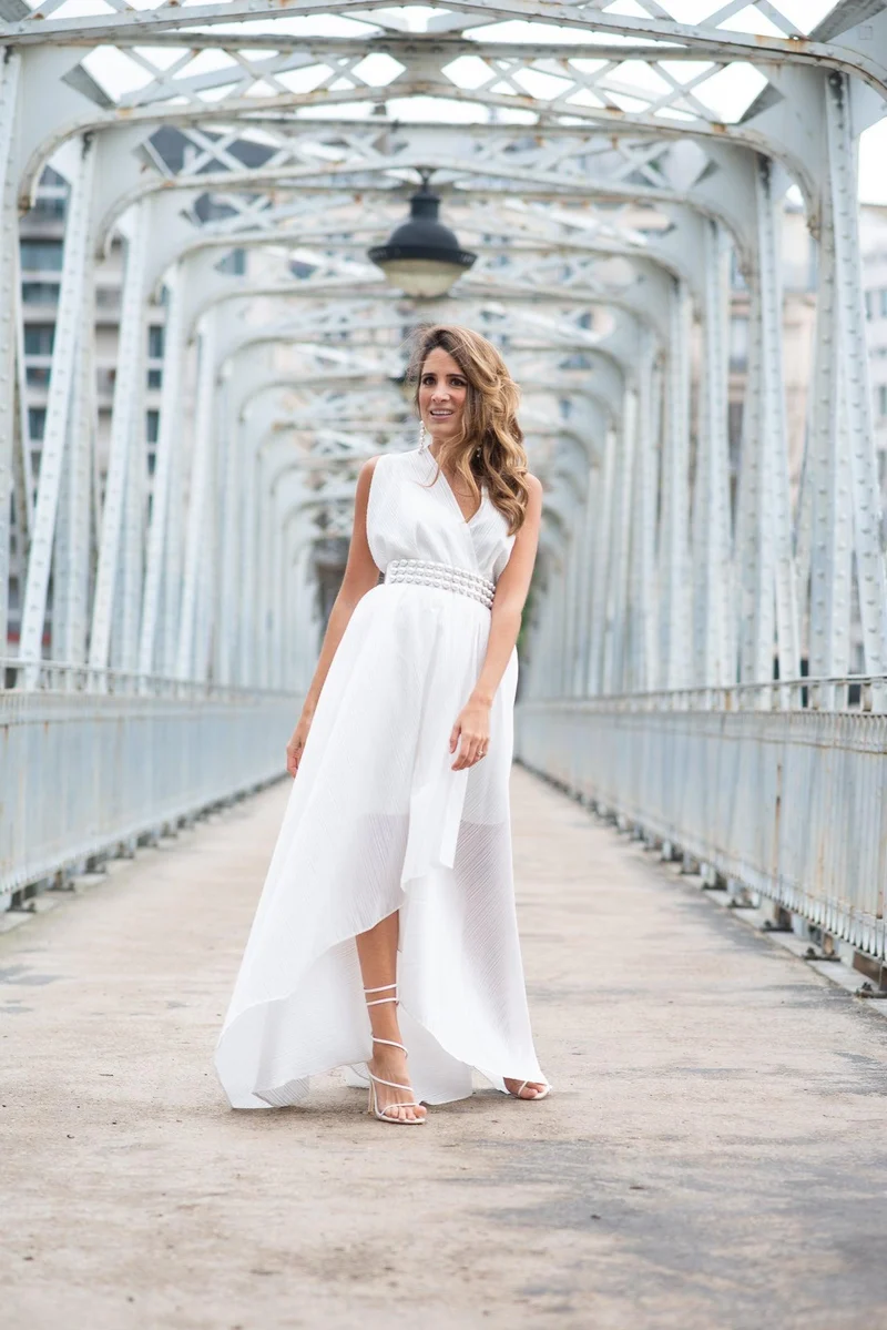 Robe Maison Rabbih Kayrouz blanche