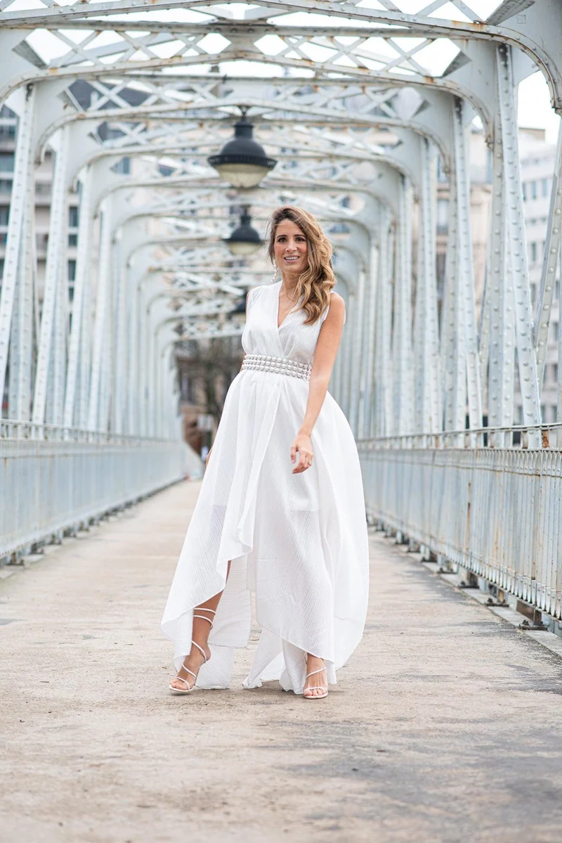 Robe Maison Rabbih Kayrouz blanche