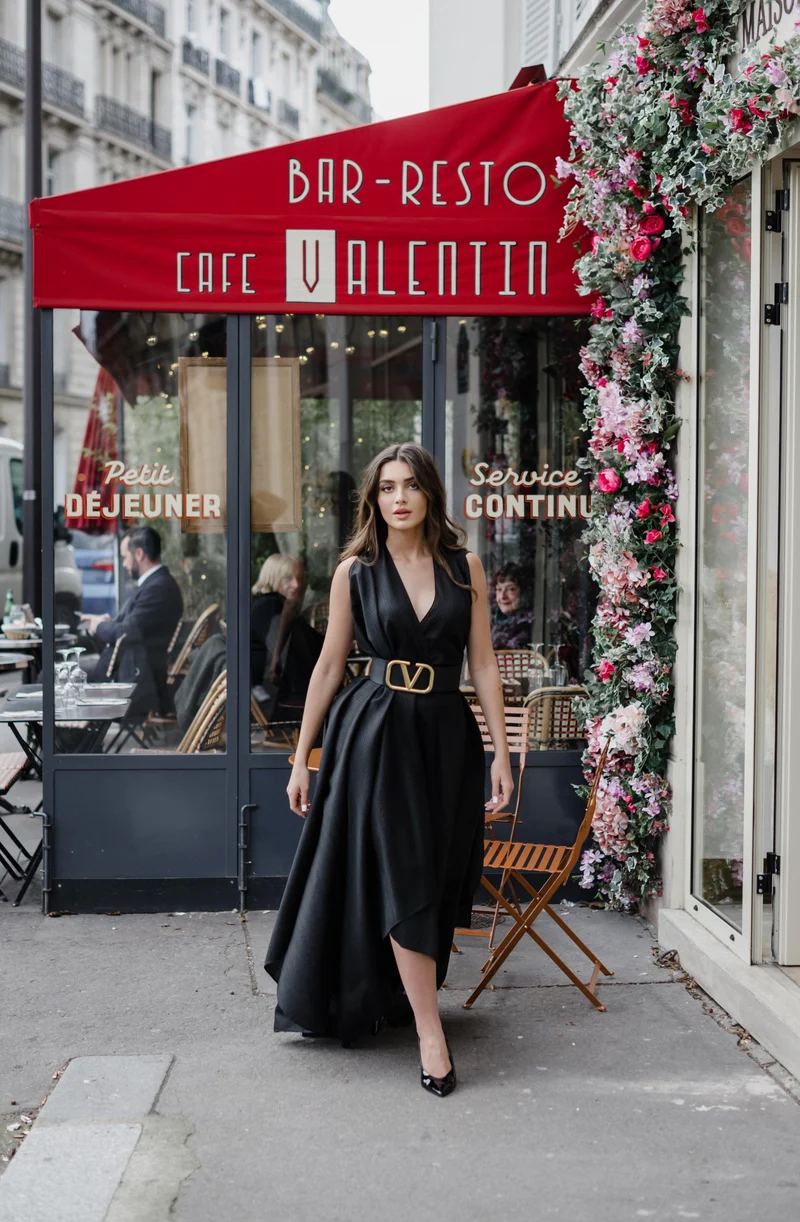 Robe Maison Rabbih noir