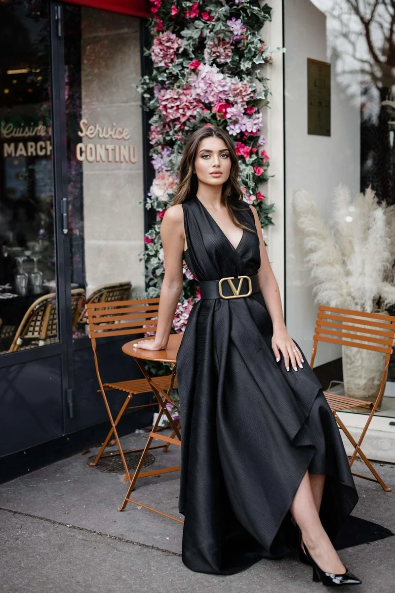 Robe Maison Rabbih noir