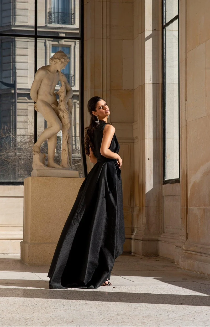 Robe Maison Rabbih noir