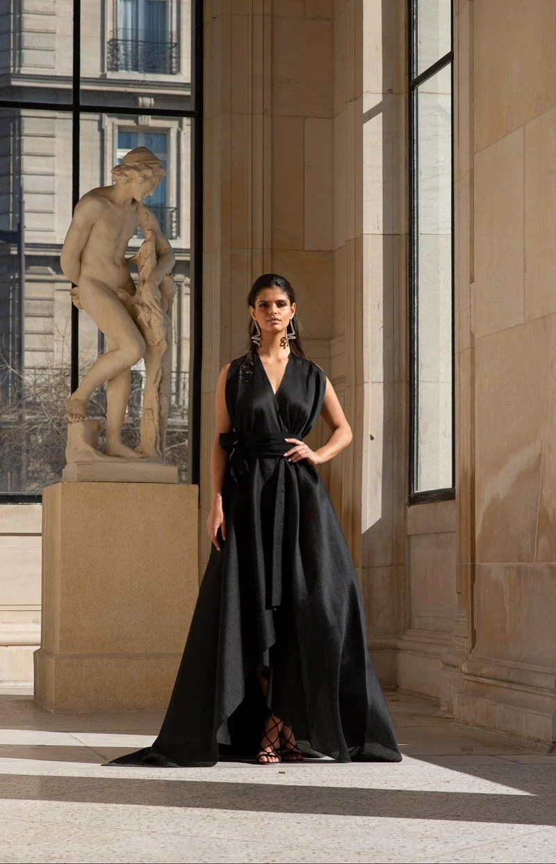 Robe Maison Rabbih noir