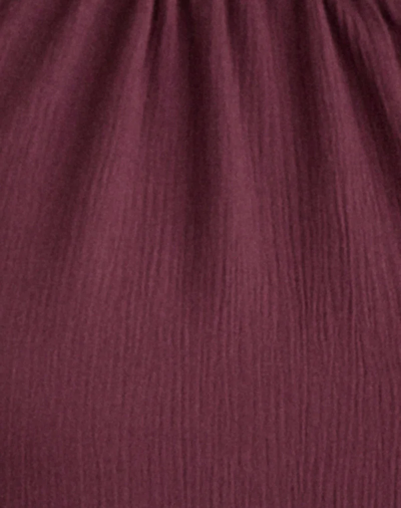 Mini-robe Sonnet, couleur « Crinkle Plum »