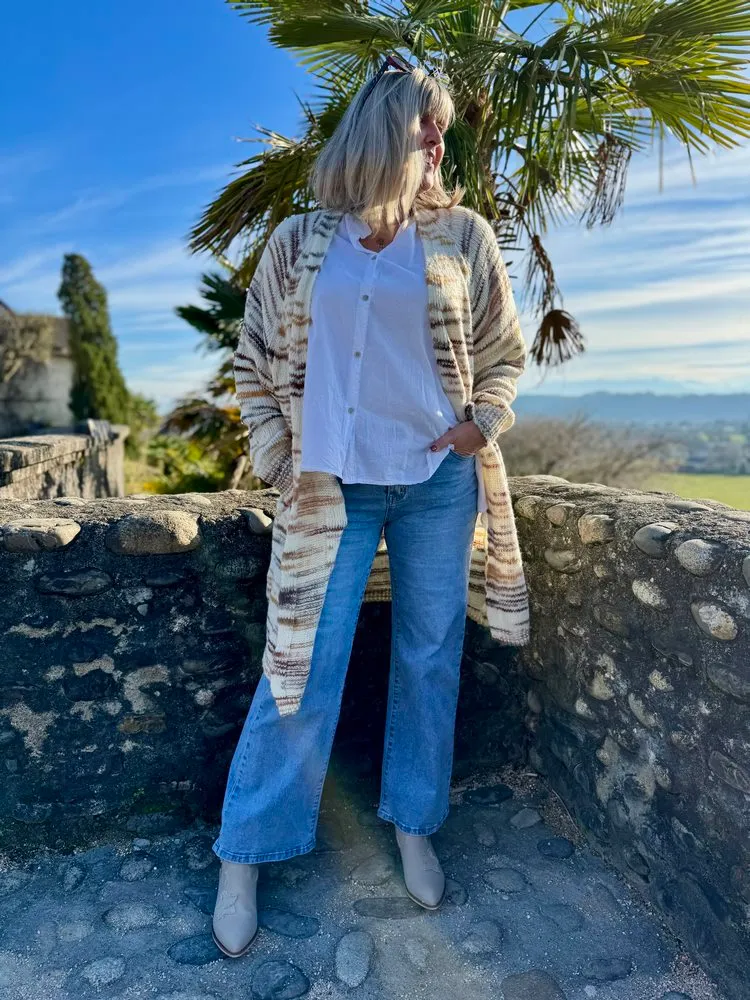 Gilet Milo camel