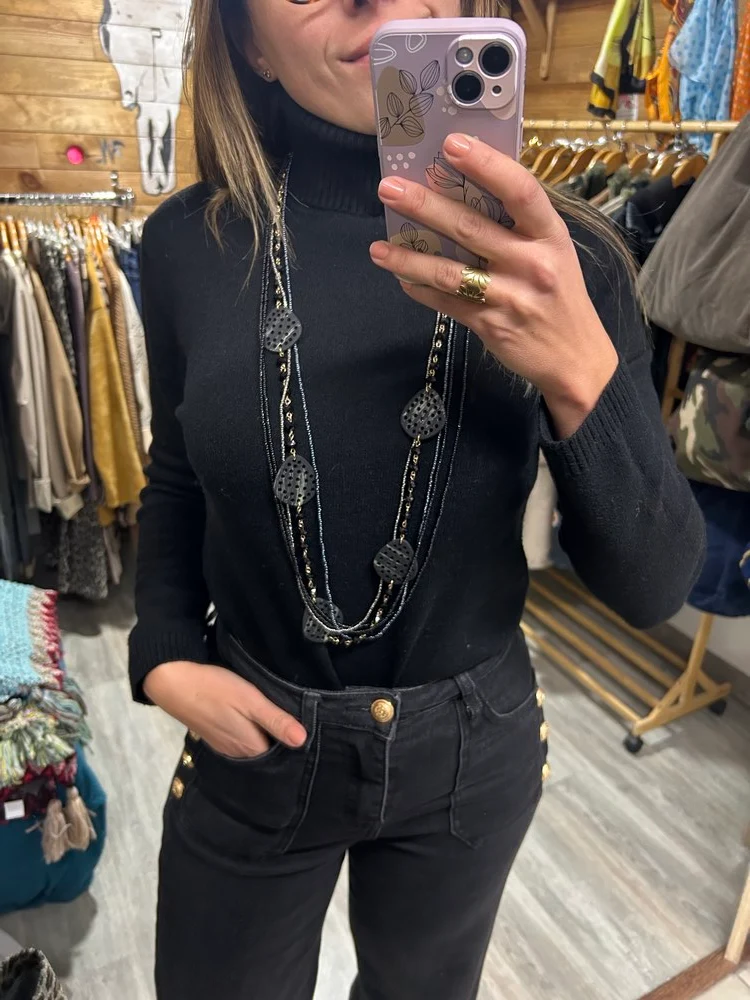 Collier Tito noir
