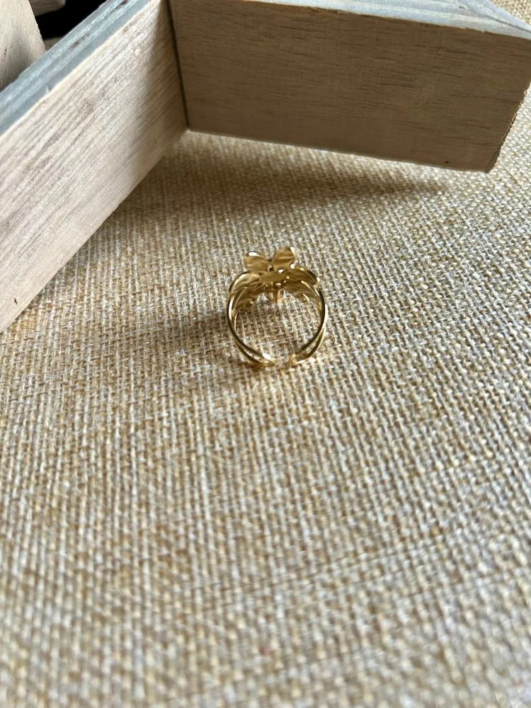 Bague Flower noir