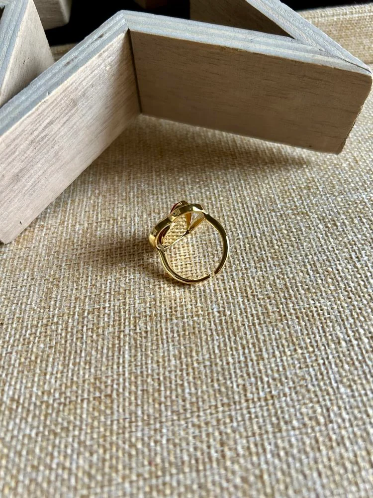 Bague Coeur framboise
