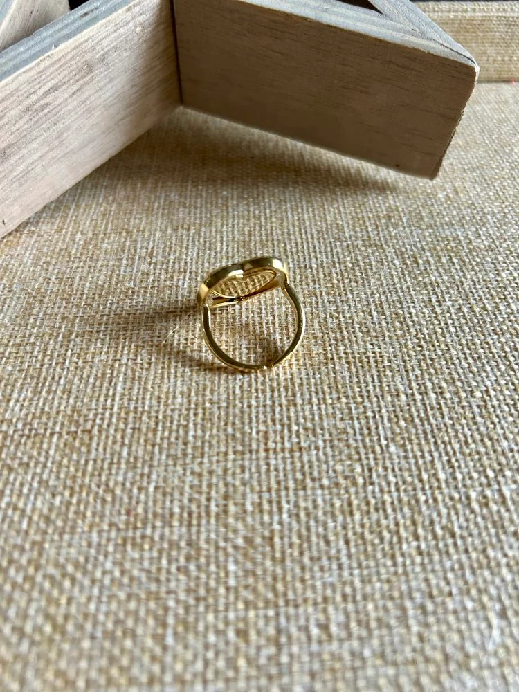 Bague Coeur camel