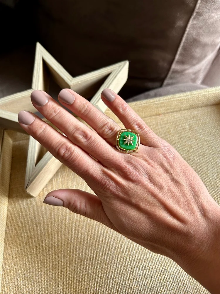 Bague Sofia vert