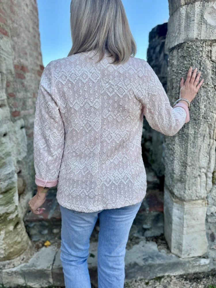 Veste tailleur Rosa rose