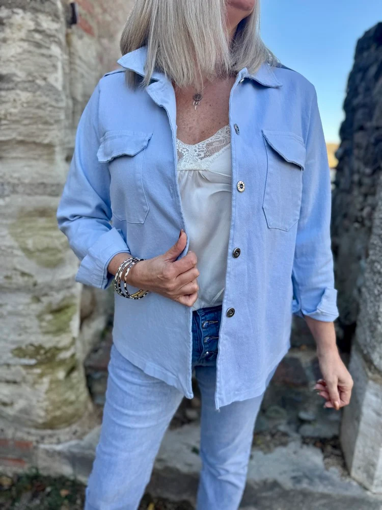 Blouson coton Rock&Roll bleu