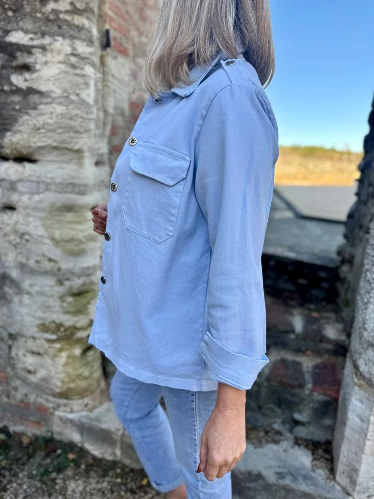 Blouson coton Rock&Roll bleu