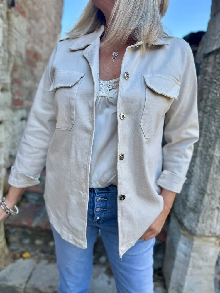 Blouson coton Rock&Roll beige