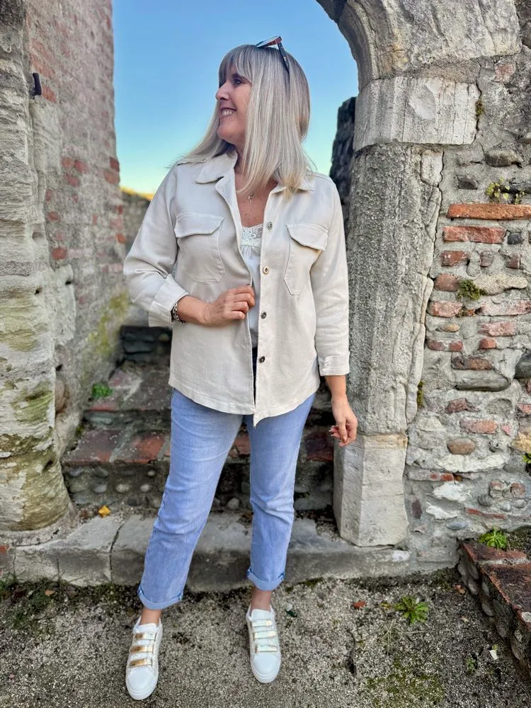 Blouson coton Rock&Roll beige