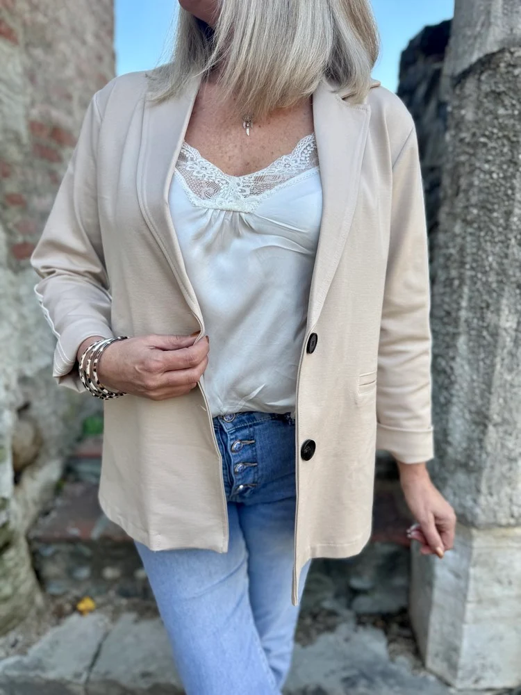 Veste tailleur Erica camel