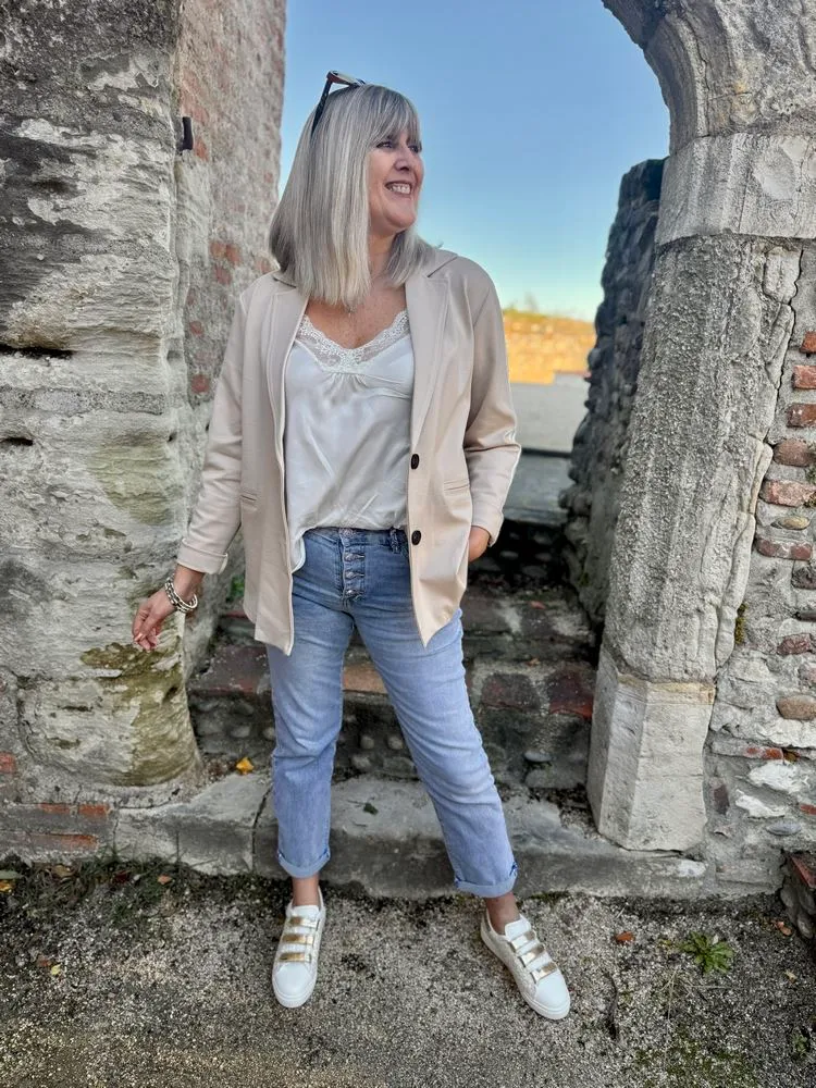 Veste tailleur Erica camel