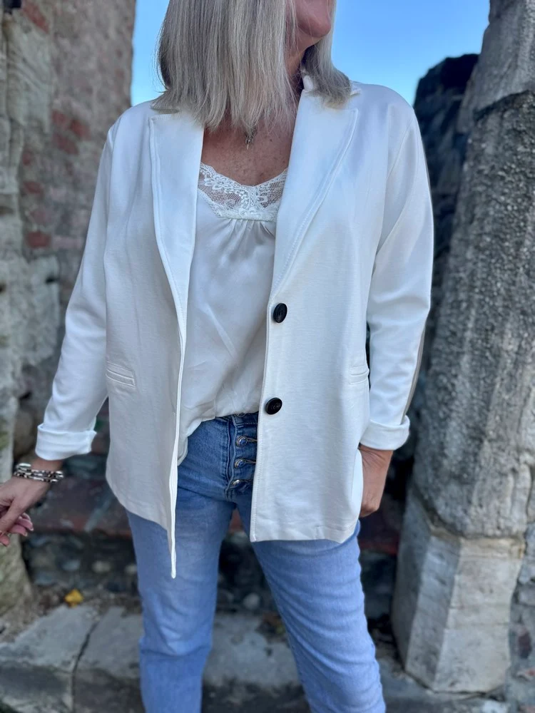 Veste tailleur Erica ivoire