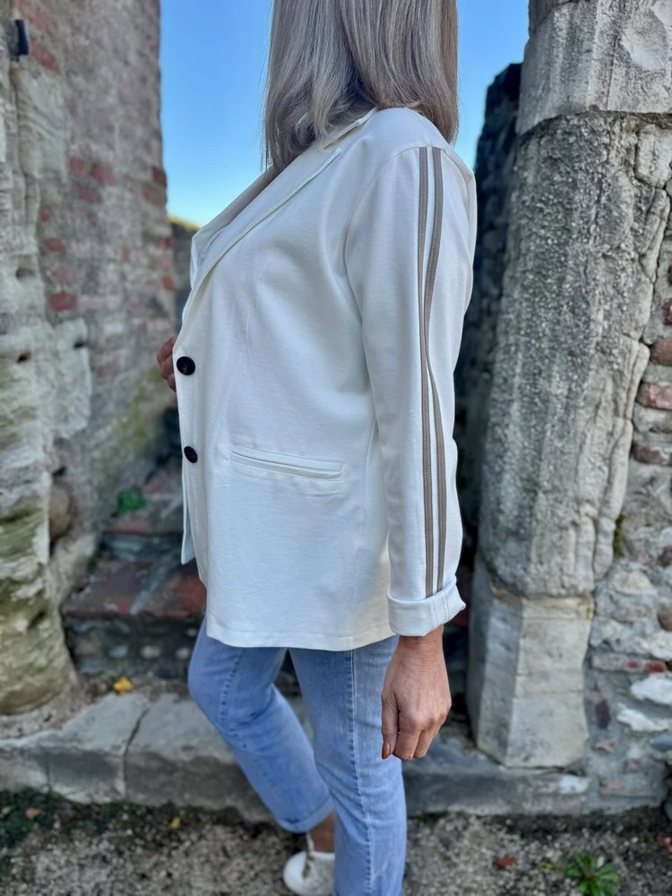 Veste tailleur Erica ivoire