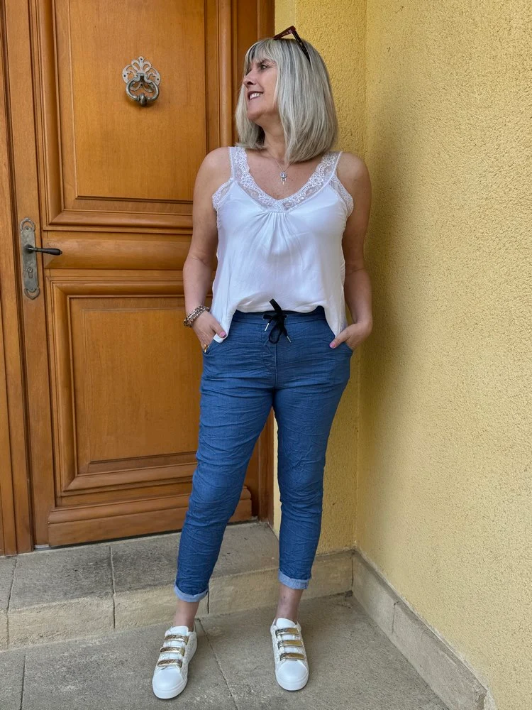 Jogg en jean Roméo bleu jean