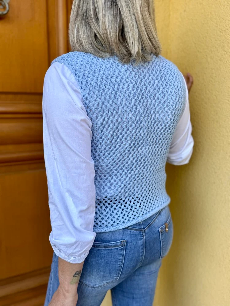 Gilet Nathan bleu ciel